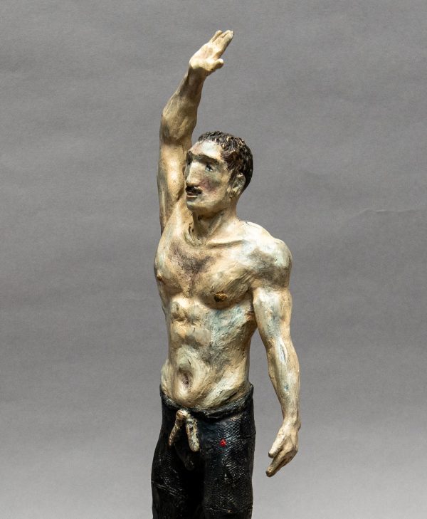 wrestler statue