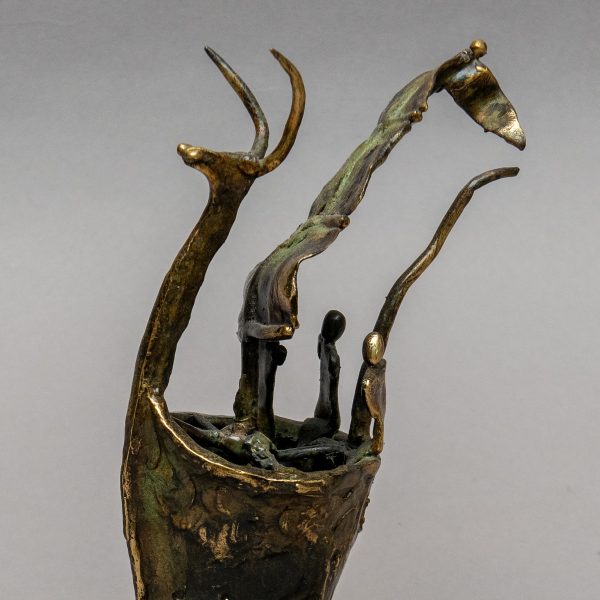 bronze mitological ship