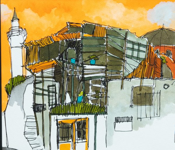 Watercolor Istanbul 2