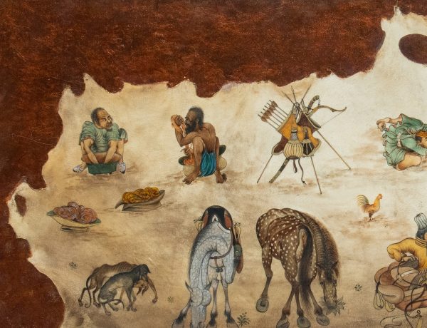 Miniature on Leather