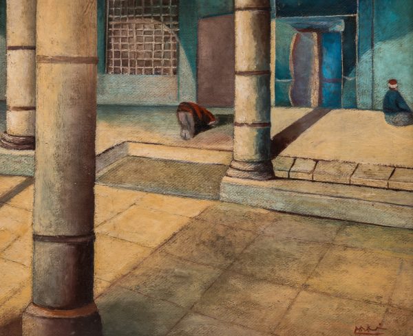 Avlu Yağlıboya Resim