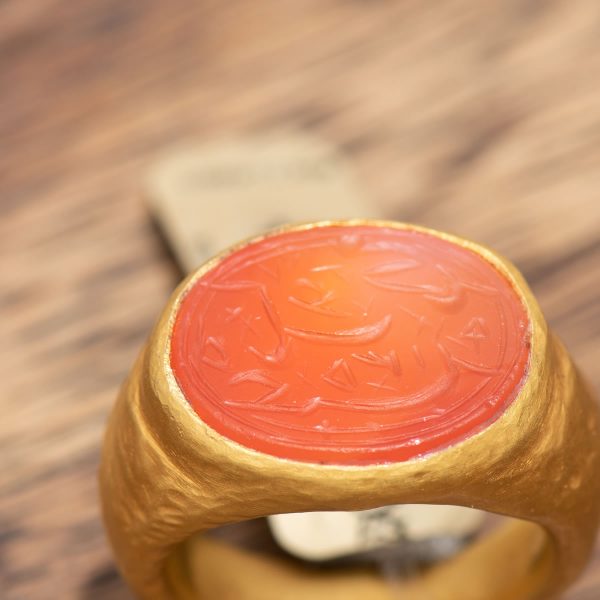 Onyx Stone gold ring 5