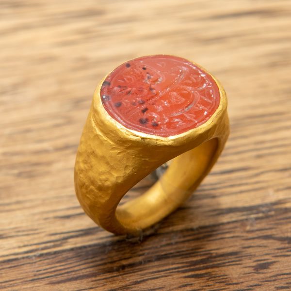 Akik Taşlı Yüzük