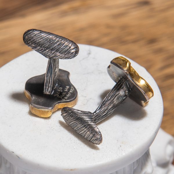 Altın Gümüş Kol Düğmesi