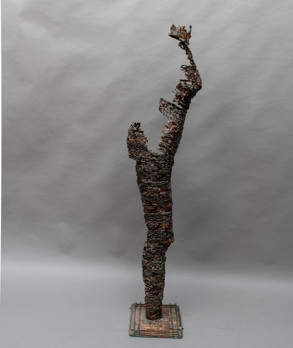 Bakır Kadın Heykel