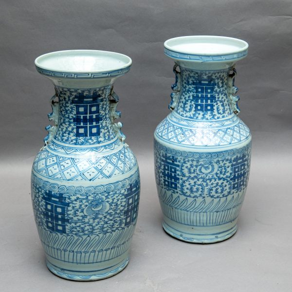 Çin Çift Porselen Vazo