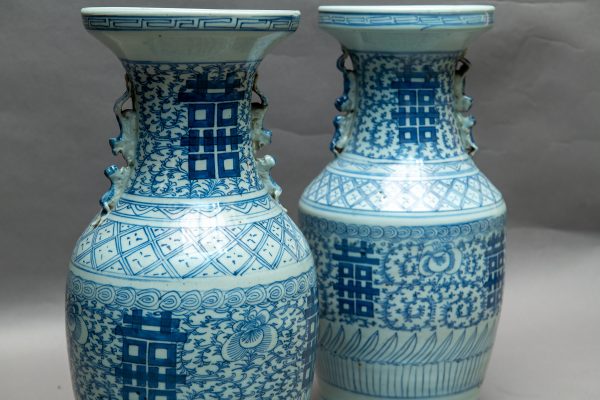 Çin Çift Porselen Vazo