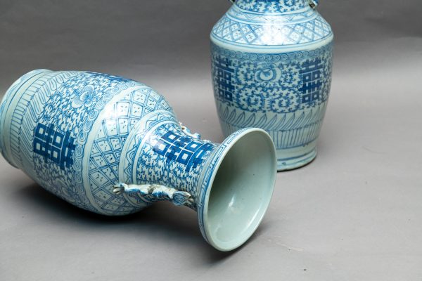 Çin Çift Porselen Vazo